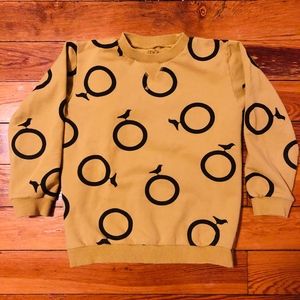 Moi Unisex Mustard Sweatshirt